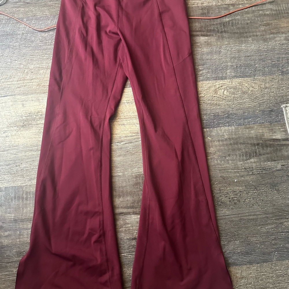 Avia Burgundy Flare Women's Pants